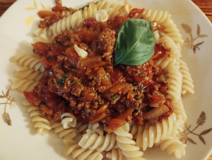 Pasta and ragu